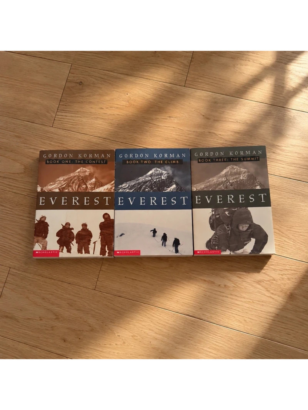 Gordon Korman Everest Trilogy Complete 3 Book Set Scholastic Paperbacks